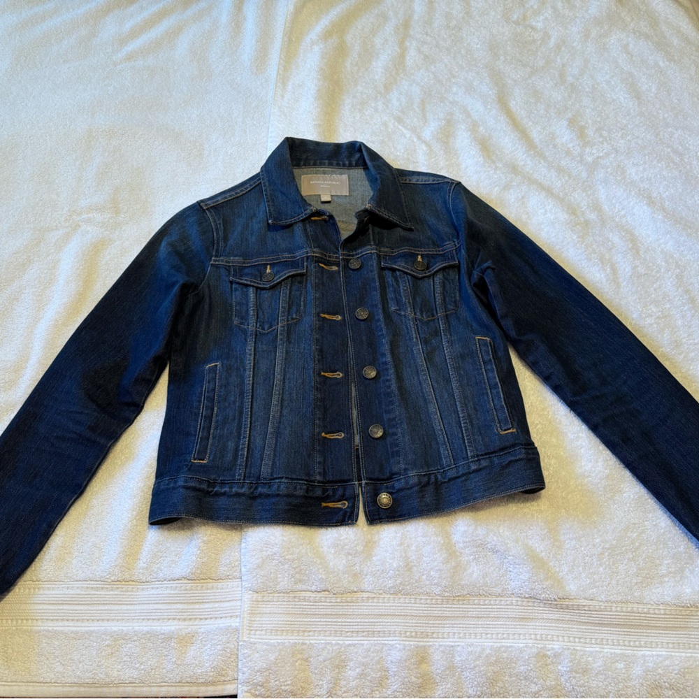 Banana Republic Dark Blue Jean Jacket